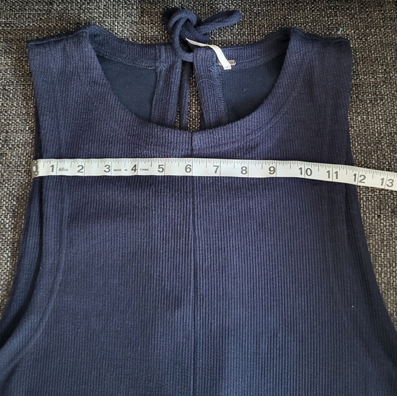 West Bay One-piece Free People Navy Blue Romper. - Picture 10 of 16